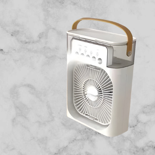 Nuevo Ventilador 3 en 1: Aire Acondicionado, Humidificador y Ventilador Portátil con Luz LED para Hogar y Oficina