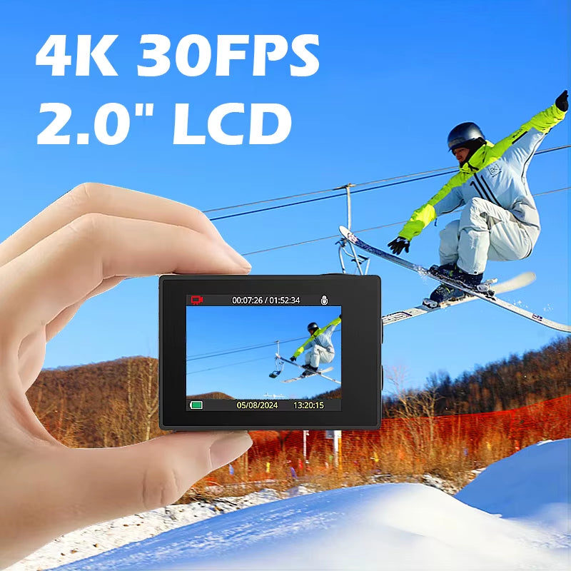 SJ4000 Air Action Camera with 4K Video 30M Waterproof 2.4G Wifi Sports Camera Action Cam Sports Camera Bicycle Motorcycles