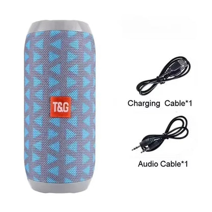 Portable Speaker Wireless Bluetooth-Compatible Subwoofer Outdoor Waterproof Loudspeaker Stereo Surround Support FM Radiotf