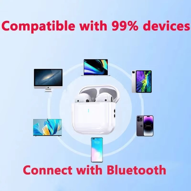 2025 New Air Pro True Wireless Bluetooth Earphones Headphones Hifi Sound Low Latency Noise Reduction Earbuds for Iphone Android