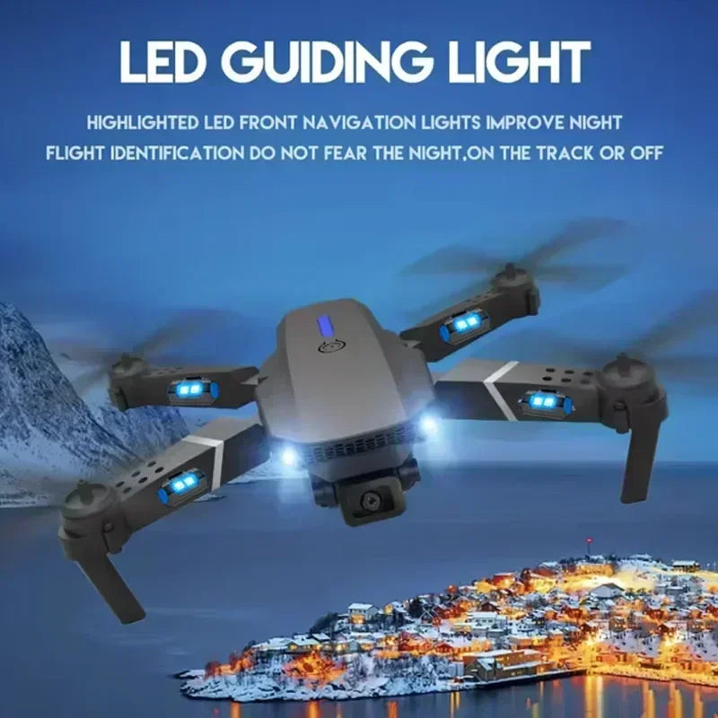 Hot E88Pro RC Drone 4K Professinal with 1080P Wide Angle Dual HD Camera Foldable RC Helicopter WIFI FPV Height Hold Apron Sell
