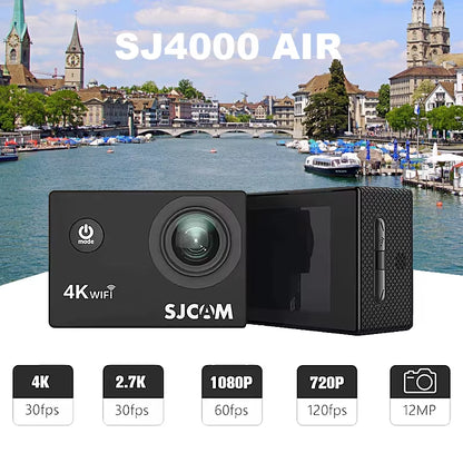 SJ4000 Air Action Camera with 4K Video 30M Waterproof 2.4G Wifi Sports Camera Action Cam Sports Camera Bicycle Motorcycles