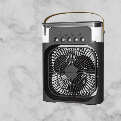 Nuevo Ventilador 3 en 1: Aire Acondicionado, Humidificador y Ventilador Portátil con Luz LED para Hogar y Oficina