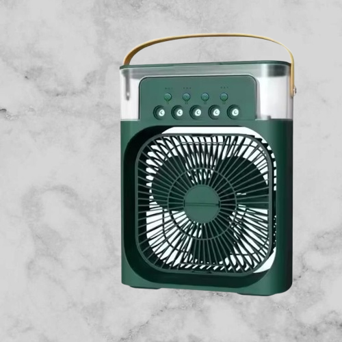 Nuevo Ventilador 3 en 1: Aire Acondicionado, Humidificador y Ventilador Portátil con Luz LED para Hogar y Oficina