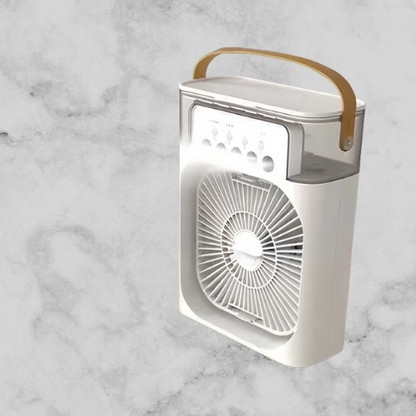 Nuevo Ventilador 3 en 1: Aire Acondicionado, Humidificador y Ventilador Portátil con Luz LED para Hogar y Oficina