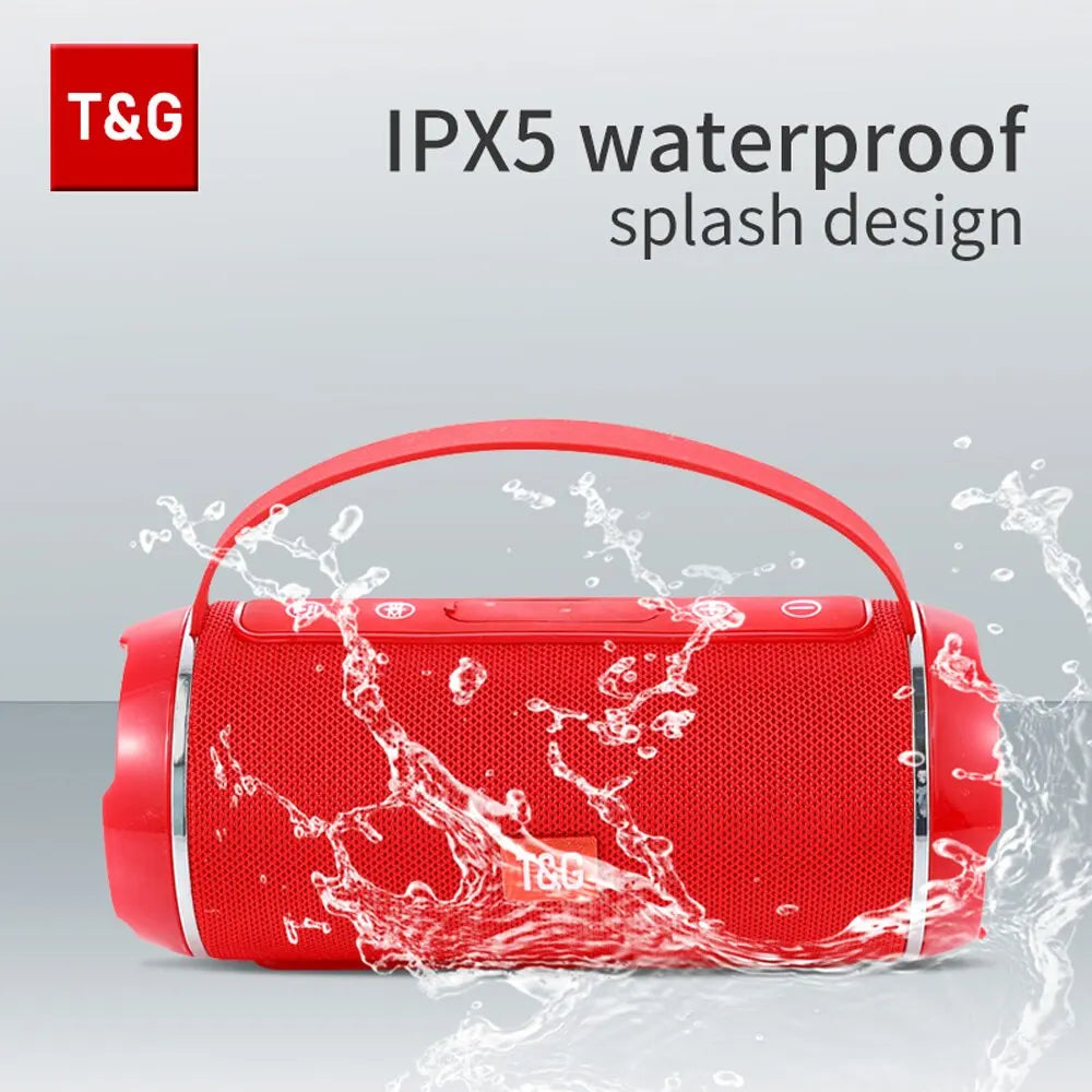 Bluetooth Speaker Tg116C TWS Wireless Powerful Box Portable Outdoor Speakers Waterproof Subwoofer 3D Stereo Sound Handsfree Call