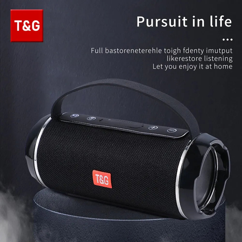 Bluetooth Speaker Tg116C TWS Wireless Powerful Box Portable Outdoor Speakers Waterproof Subwoofer 3D Stereo Sound Handsfree Call